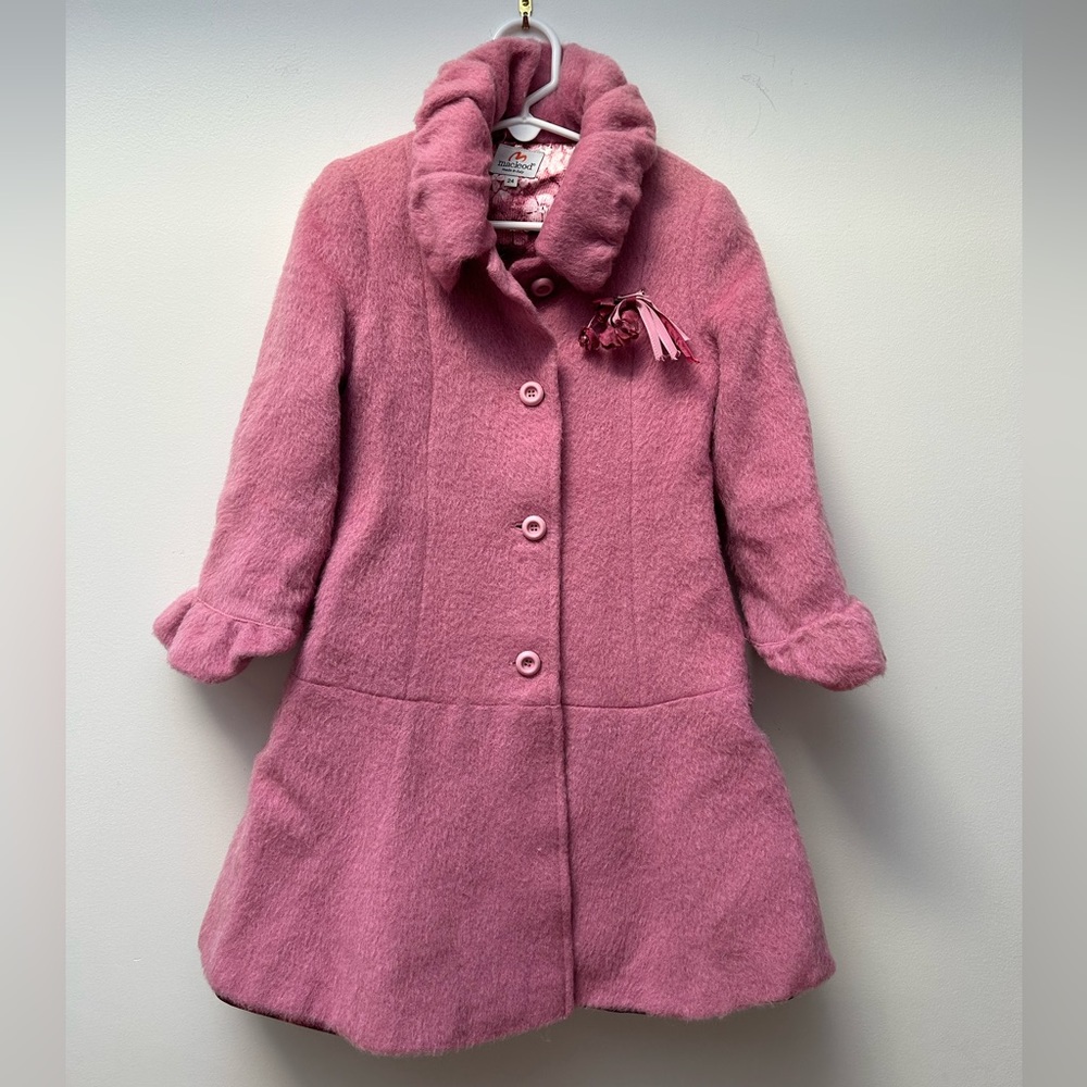 Macleod girls pink coat. Size 24 (5/6t)